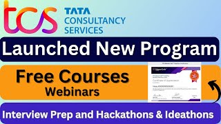 TCS Launched Launchpad  TCS Free Courses  Webinars  Quizzes Interview Preparation [upl. by Gnilrac]