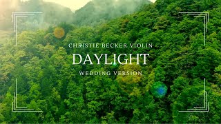 Daylight  Taylor Swift  Wedding Version  Violin Cover [upl. by Keeley556]