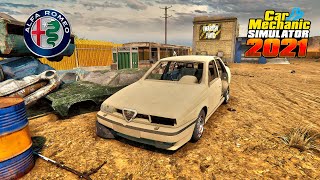 Alfa Romeo 155 Q4 restoration  Car Mechanic Simulator 2021 [upl. by Kirsti]