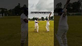 Sundays coming Are you ready cricket sundaycricket cricketlover youtube [upl. by Phyllida]