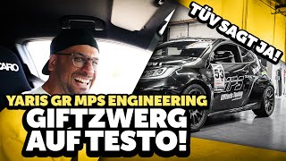 JP Performance  Giftzwerg auf Testo MIT TÜV  Yaris GR von MPS [upl. by Nidroj]