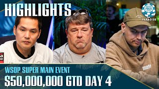 HIGHLIGHTS  WSOP Super Main Event Day 4 with 50M GTD  Paradise 2024 [upl. by La]