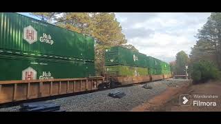 NS trains in Pell City AL 129121023 [upl. by Adelind]