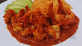 COMO HACER CAMARONES A LA DIABLA ESTILO NAYARIT  RECETA FÁCIL Y RICA 🍤😋 [upl. by Seka]