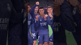 Cristiano Ronaldo stunning header goal vs Ajax realmadrid fc24 fifa23 ronaldo ucl [upl. by Lemmie]