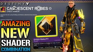 Destiny 2 NEW Shader Combination Is Amazing YOU MUST GET THIS TODAY Revenant [upl. by Gneh]