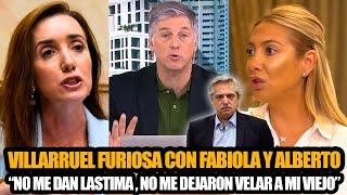 VICTORIA VILLARRUEL FURIOSA CON FABIOLA YÁÑEZ Y ALBERTO FERNÁNDEZ quotNO ME DAN LASTIMAquot [upl. by Arima678]