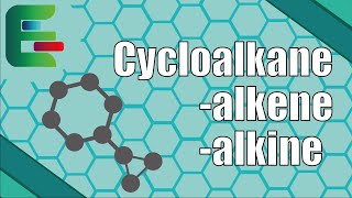 Cycloalkane benennen  chemische Nomenklatur IUPAC  Wie benennt man Ringmoleküle [upl. by Einatsed]