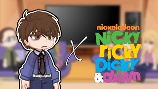 NRDD React to Nicky as Five  🇧🇷 [upl. by Nimajaneb]