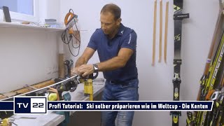 Alpin Ski präparieren wie die Profis Kanten schleifen wie im SkiWeltcup  Tutorial in 3 Schritten [upl. by Oihsoy511]