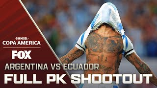 Argentina vs Ecuador Full Penalty Shootout  2024 Copa América [upl. by Efren798]