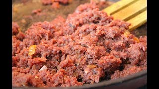 Easy Caribbean Corn Beef Recipe [upl. by Kirby608]