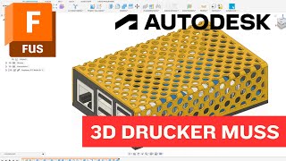 Abdeckung Elektronik Fusion Tutorial CAD Deutsch [upl. by Yentruoc822]