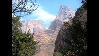 Drakensberg Mountains National Park South Africa  Barrier of Spears  Slideshow [upl. by Yorgo]