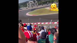 The incident between Hamilton and Verstappen at Hungary 2024 [upl. by Sarkaria]