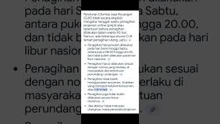 ATURAN RESMI OJK TENTANG TATA CARA PENAGIHAN PINJOLYANG TIDAK BOLEH DI LAKUKAN DC TAK BERMORAL [upl. by Charin618]