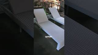 Sun Lounger Rotan Sintetis by Anhen Furniture [upl. by Tessler]