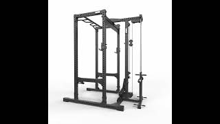 ATX® Power Rack PRX780 mit Latzug  Hantelscheibenaufnahme shorts fitness homegym [upl. by Artenehs]