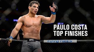 Top Finishes Paulo Costa [upl. by Richlad]