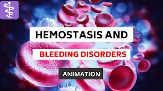 Hemostasis and Bleeding disorders Animation [upl. by Boys432]