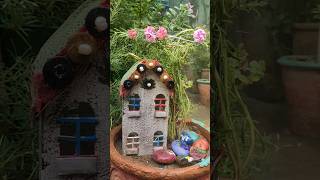 Fairy House fairytales fairyhouse creative diy video gardening flowers youtubeshorts [upl. by Atekihc]