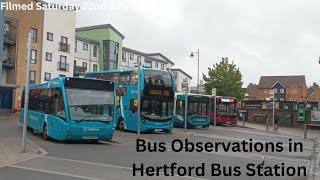 8 Bus Observations In Hertford Saturday 22nd July 2023 [upl. by Buseck]