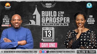 Build and Prosper Seminar Day 1 With Apostle Dr John E Sagoe [upl. by Lewls]