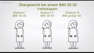 Übergewicht Ursachen und Stadien [upl. by Tnahsarp558]