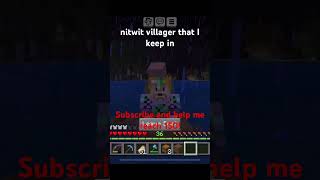 Nitwit Villagers have a purpose minecraft minecraftgameplay gaming minecraftletsplayseries [upl. by Siravat537]