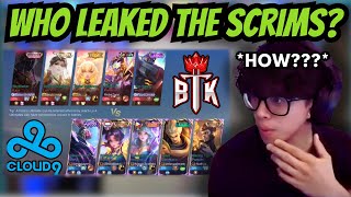 Cloud 9s Basic Is Surprised That Their Scrim With BTK Got Leaked 😲 [upl. by Lahcim]