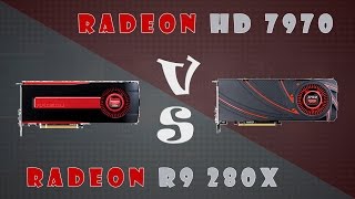 Radeon HD 7970 vs Radeon R9 280X Detailed Comparison 1080P 1440P [upl. by Nosimaj]