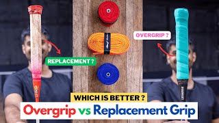 Overgrip VS Replacement Grip in Badminton   Which Is Better [upl. by Conway]