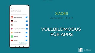 Vollbildmodus  Xiaomi Android 10  MIUI 12 [upl. by Audrie]