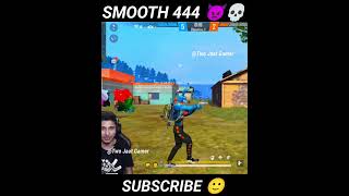 Smooth 444 😡💢 nonstopgaming 1vs4 gameplay 😤 ffshorts ajjubhai gyangaming totalgaming freefire [upl. by Desireah]