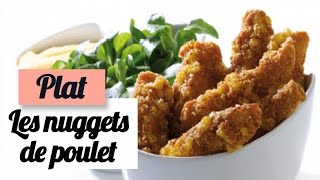 Les nuggets de poulet maison  Recette plat [upl. by Esej]