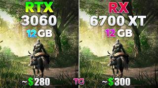 RTX 3060 vs RX 6700 XT  Test in 2024 l Ray Tracing [upl. by Anear]