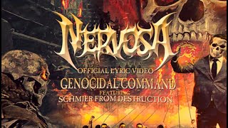 NERVOSA  Genocidal Command Official Lyric Video  Napalm Records [upl. by Leahey199]