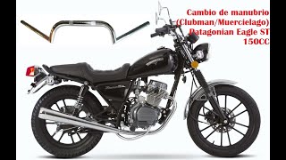 Cambio de Manubrio Clubman Murciélago Zanella Patagonian Eagle ST 150CC [upl. by Akemat877]