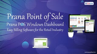 Prana Point of Sale  Prana POS Windows Dashboard  Easy Billing Software for the Retail Industry [upl. by Drareg]