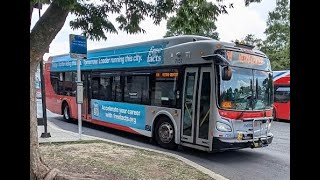 WMATA Metrobus 2011 New Flyer Xcelsior XDE40 7151 On Route 54 Full Ride [upl. by Phares]