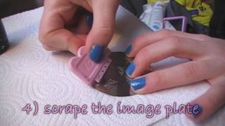 How to use konad stamping nail art [upl. by Nitnilc]