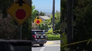 Shooting and Car Crash Aliso Viejo California 62924 [upl. by Annaxor]