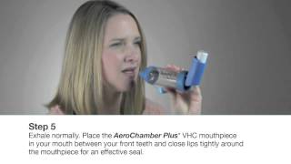 AeroChamber Plus Valved Holding Chamber with Mouthpiece  Trudell Medical International [upl. by Sacrod]