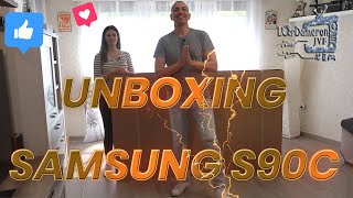 Samsung S90C 77quot QDOLED  UNBOXING  MONTAJE  S92C  S93C ESPAÑOL [upl. by Sakhuja]