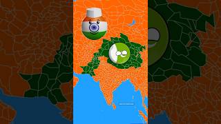 What happened if the world restarted 😱😱  countrys map nowvsthen countryballsanimation viral [upl. by Aisad617]