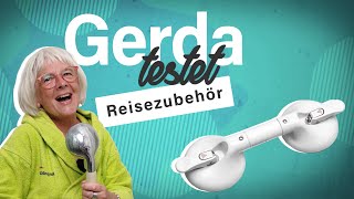 ReiseCheck Gerda testet Haltegriffe – Die Musthaves für sicheres und bequemes Reisen [upl. by Annav]