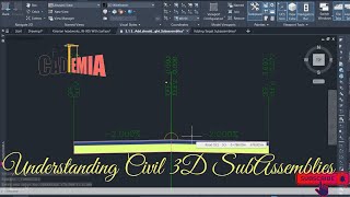 1 Understanding Assemblies and Subassemblies in Civil 3D Video 17 [upl. by Jariv]