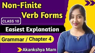 10th class english grammar chapter 4  non finite verb forms class 10  class 10 english grammar [upl. by Llerrud]