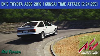 Assetto corsa DKs ae86  Gunsai time attack  224295 Another improvement [upl. by Aisa976]