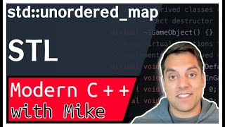 STL stdunorderedmap C11  Modern Cpp Series Ep 129 [upl. by Llirrem]